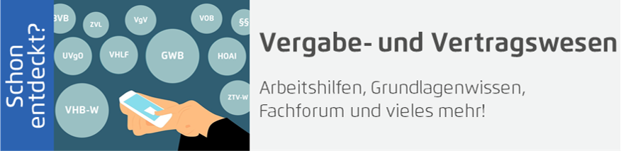 Link zur Seite Vergabe und Vertragswesen