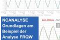 Öffnen NCANALYSE Grundlagen am Beispiel der Analyse FRQW (Harmonische Analyse des Wasserstands)