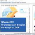 Öffnen NCANALYSE Grundlagen am Beispiel der Analyse LZKW (tideunabhängige Kennwerte des Wasserstands)