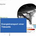 Öffnen Energietransport einer Tidewelle
